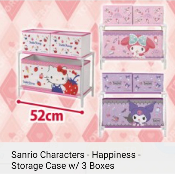 Sanrio Characters Kuromi Happiness 2-Tier Storage Shelf - Picture 5 of 5